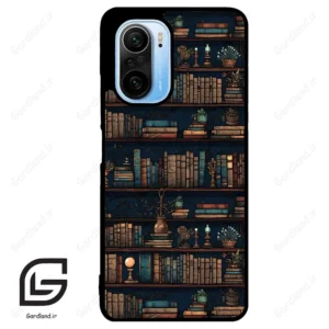 قاب گوشی شیائومی ردمی کی 40 (Redmi K40 ) طرح کتابخانه کد 2536