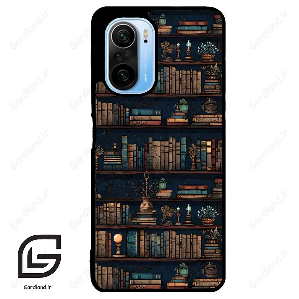 قاب گوشی شیائومی ردمی کی 40 (Redmi K40 ) طرح کتابخانه کد 2536