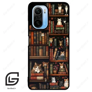 قاب گوشی شیائومی ردمی کی 40 (Redmi K40 ) طرح کتابخانه کد 2675