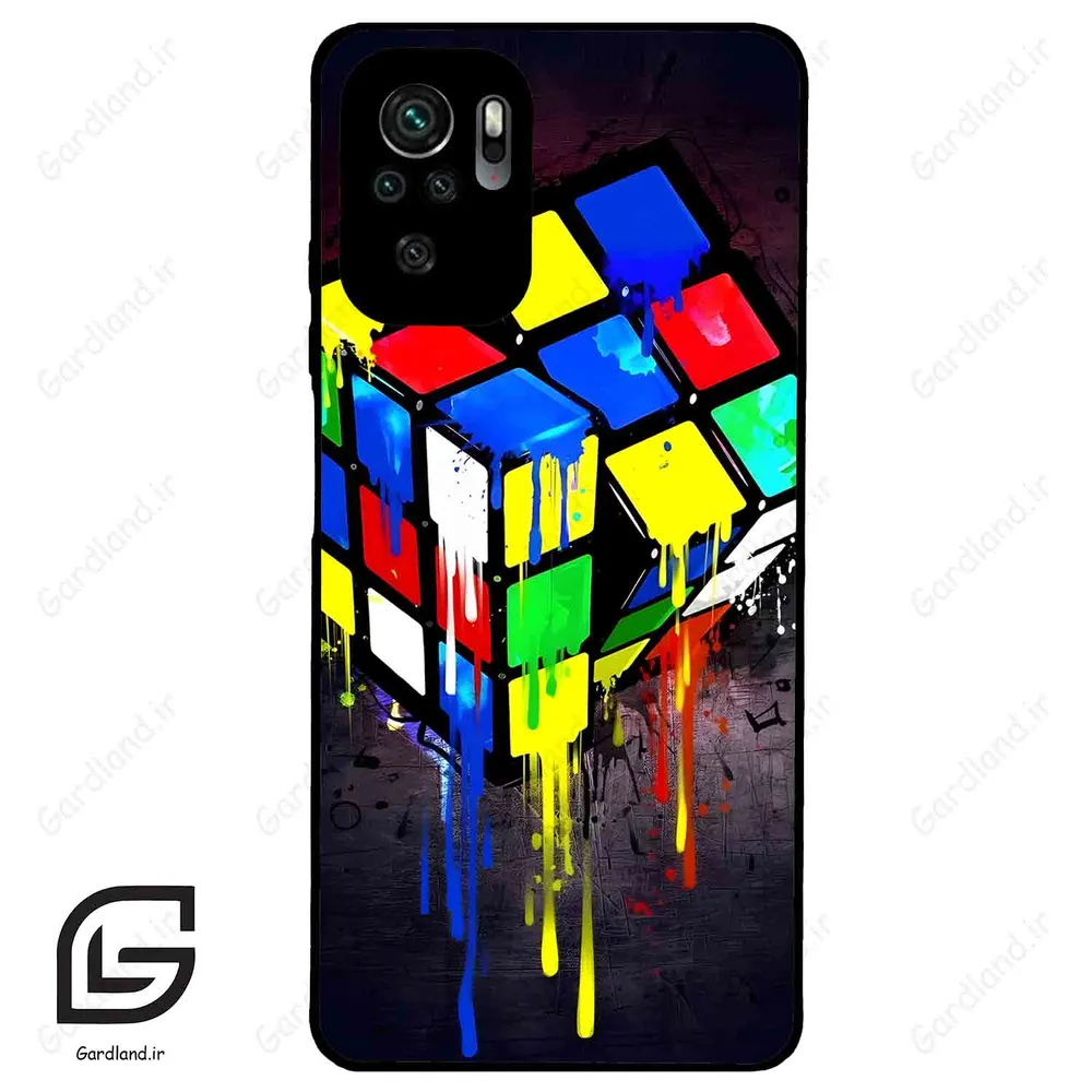 قاب گوشی شیائومی ردمی نوت 10 4g (Redmi Note 10 4g/Note 10s ) طرح مکعب کد 2236