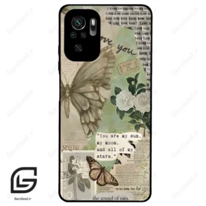 قاب گوشی شیائومی ردمی نوت 10 4g (Redmi Note 10 4g/Note 10s ) طرح پروانه کد 2244