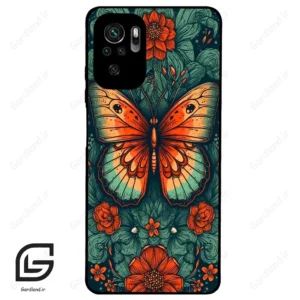 قاب گوشی شیائومی ردمی نوت 10 4g (Redmi Note 10 4g/Note 10s ) طرح پروانه کد 2421