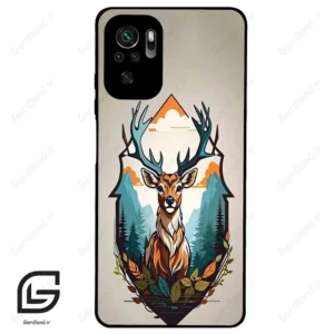 قاب گوشی شیائومی ردمی نوت 10 4g (Redmi Note 10 4g/Note 10s ) طرح گوزن کد 2429