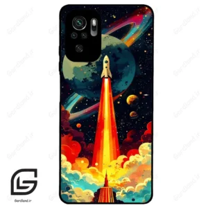 قاب گوشی شیائومی ردمی نوت 10 4g (Redmi Note 10 4g/Note 10s ) طرح موشک کد 2463