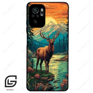 قاب گوشی شیائومی ردمی نوت 10 4g (Redmi Note 10 4g/Note 10s ) طرح گوزن کد 2471