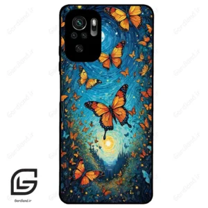 قاب گوشی شیائومی ردمی نوت 10 4g (Redmi Note 10 4g/Note 10s ) طرح پروانه کد 2479