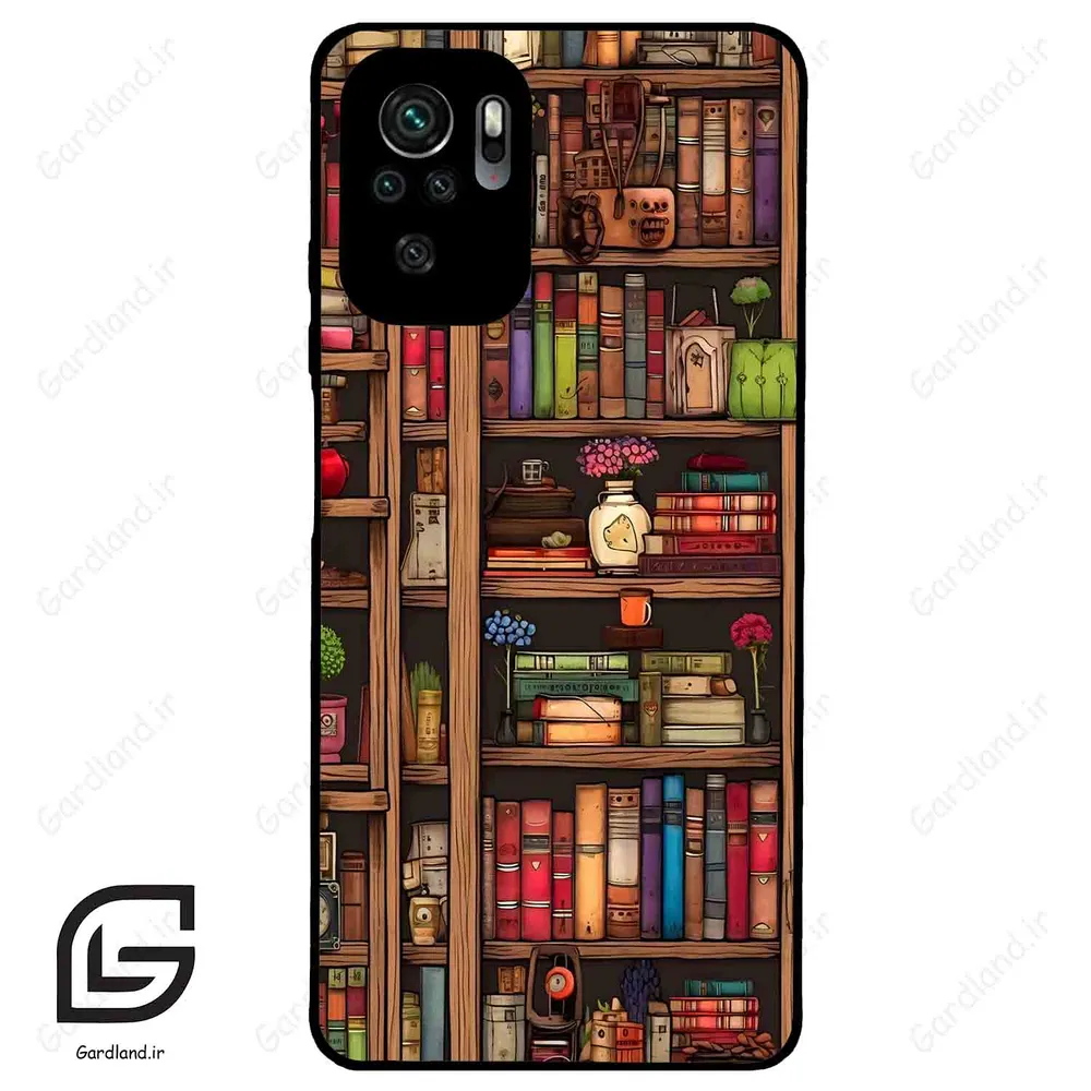 قاب گوشی شیائومی ردمی نوت 10 4g (Redmi Note 10 4g/Note 10s ) طرح کتابخانه کد 2537