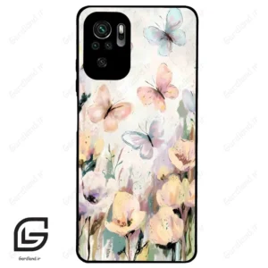 قاب گوشی شیائومی ردمی نوت 10 4g (Redmi Note 10 4g/Note 10s ) طرح پروانه کد 2803
