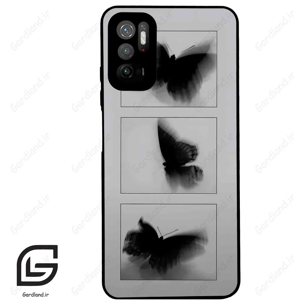 قاب گوشی شیائومی ردمی نوت 10 (Redmi Note 10 5g ) طرح پروانه کد 2103