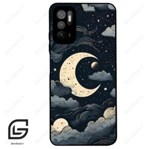 قاب گوشی شیائومی ردمی نوت 10 (Redmi Note 10 5g ) طرح ماه کد 2173