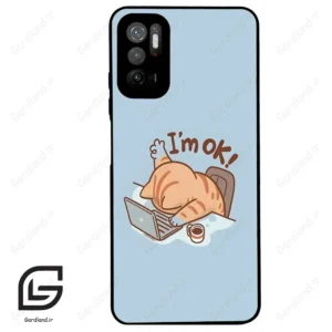 قاب گوشی شیائومی ردمی نوت 10 (Redmi Note 10 5g ) طرح گربه کد 2297