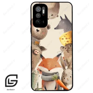 قاب گوشی شیائومی ردمی نوت 10 (Redmi Note 10 5g ) طرح حیوانات کد 2338