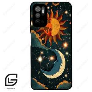 قاب گوشی شیائومی ردمی نوت 10 (Redmi Note 10 5g ) طرح ماه کد 2474