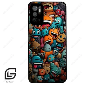 قاب گوشی شیائومی ردمی نوت 10 (Redmi Note 10 5g ) طرح استیکر کد 2478