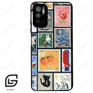 قاب گوشی شیائومی ردمی نوت 10 (Redmi Note 10 5g ) طرح تمبر کد 2603