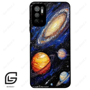 قاب گوشی شیائومی ردمی نوت 10 (Redmi Note 10 5g ) طرح فضا کد 2657