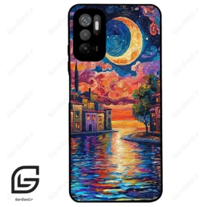قاب گوشی شیائومی ردمی نوت 10 (Redmi Note 10 5g ) طرح ماه کد 2699
