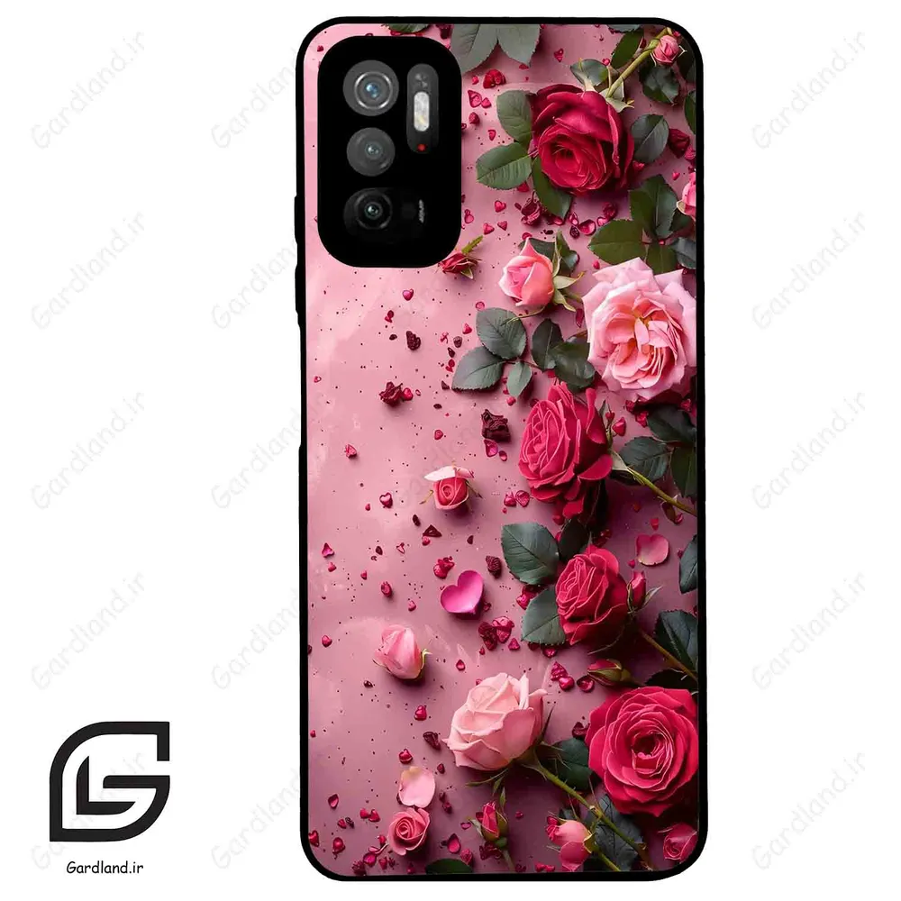 قاب گوشی شیائومی ردمی نوت 10 (Redmi Note 10 5g ) طرح رز کد 2744