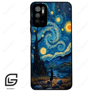 قاب گوشی شیائومی ردمی نوت 10 (Redmi Note 10 5g ) طرح شب کد 2801