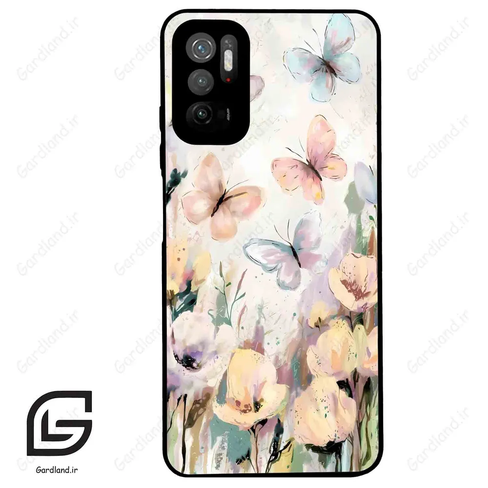 قاب گوشی شیائومی ردمی نوت 10 (Redmi Note 10 5g ) طرح پروانه کد 2803