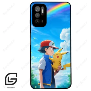 قاب گوشی شیائومی ردمی نوت 10 (Redmi Note 10 5g ) طرح پیکاچو کد 2839