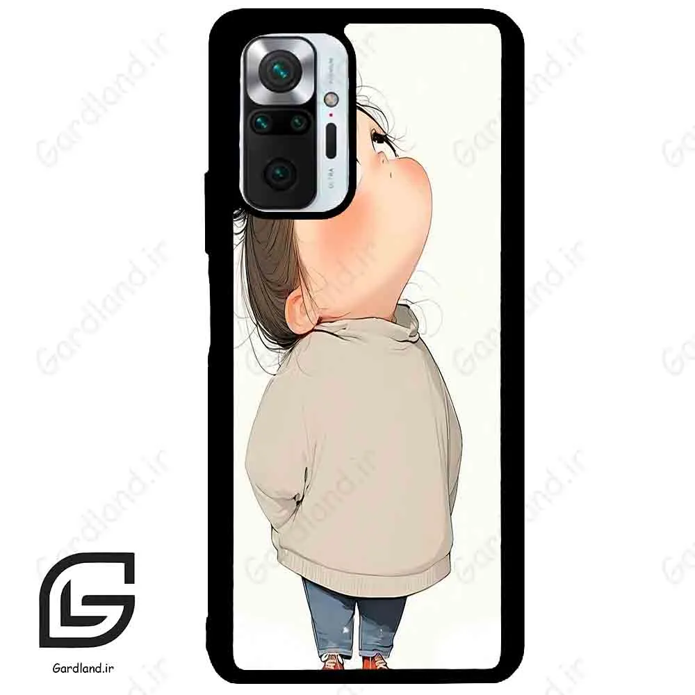 قاب گوشی شیائومی ردمی نوت 10 پرو (Redmi Note 10 Pro 4g ) طرح دختر کد 2057