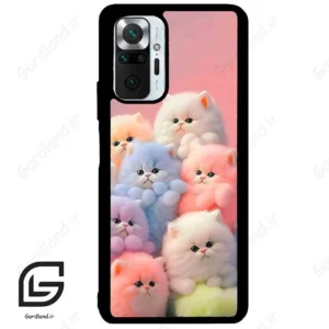 قاب گوشی شیائومی ردمی نوت 10 پرو (Redmi Note 10 Pro 4g ) طرح گربه کد 2073