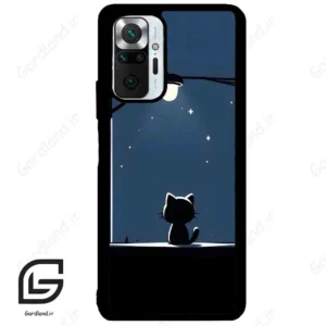 قاب گوشی شیائومی ردمی نوت 10 پرو (Redmi Note 10 Pro 4g ) طرح گربه کد 2098