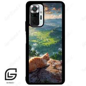 قاب گوشی شیائومی ردمی نوت 10 پرو (Redmi Note 10 Pro 4g ) طرح گربه کد 2203