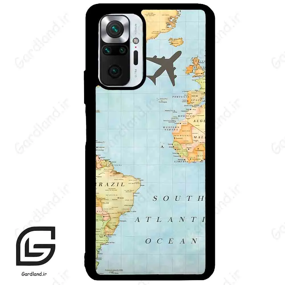 قاب گوشی شیائومی ردمی نوت 10 پرو (Redmi Note 10 Pro 4g ) طرح نقشه کد 2243