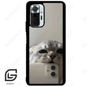 قاب گوشی شیائومی ردمی نوت 10 پرو (Redmi Note 10 Pro 4g ) طرح گربه کد 2246