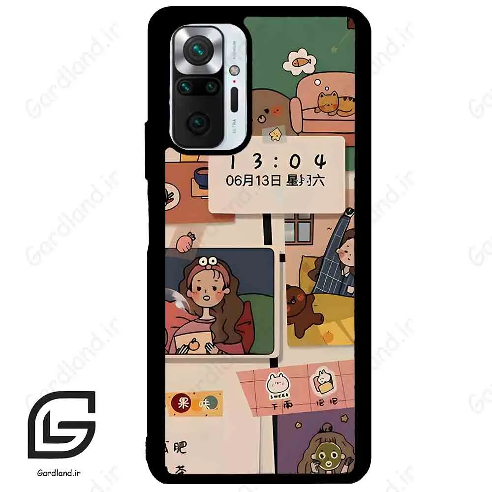 قاب گوشی شیائومی ردمی نوت 10 پرو (Redmi Note 10 Pro 4g ) طرح دخترانه کد 2254