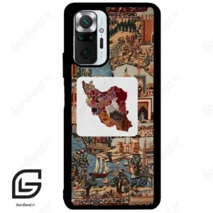 قاب گوشی شیائومی ردمی نوت 10 پرو (Redmi Note 10 Pro 4g ) طرح نقشه ایران کد 2287