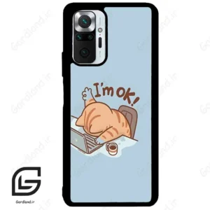 قاب گوشی شیائومی ردمی نوت 10 پرو (Redmi Note 10 Pro 4g ) طرح گربه کد 2297