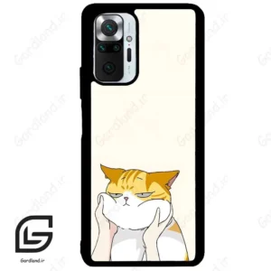 قاب گوشی شیائومی ردمی نوت 10 پرو (Redmi Note 10 Pro 4g ) طرح گربه کد 2298