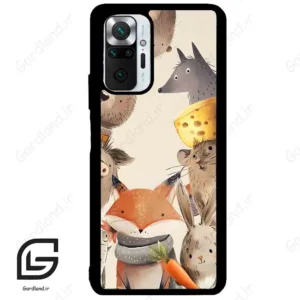 قاب گوشی شیائومی ردمی نوت 10 پرو (Redmi Note 10 Pro 4g ) طرح حیوانات کد 2338
