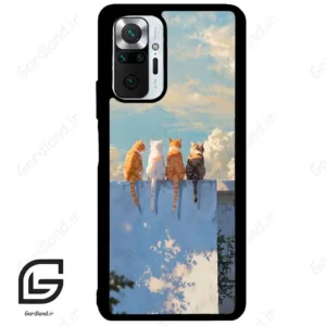 قاب گوشی شیائومی ردمی نوت 10 پرو (Redmi Note 10 Pro 4g ) طرح گربه کد 2367