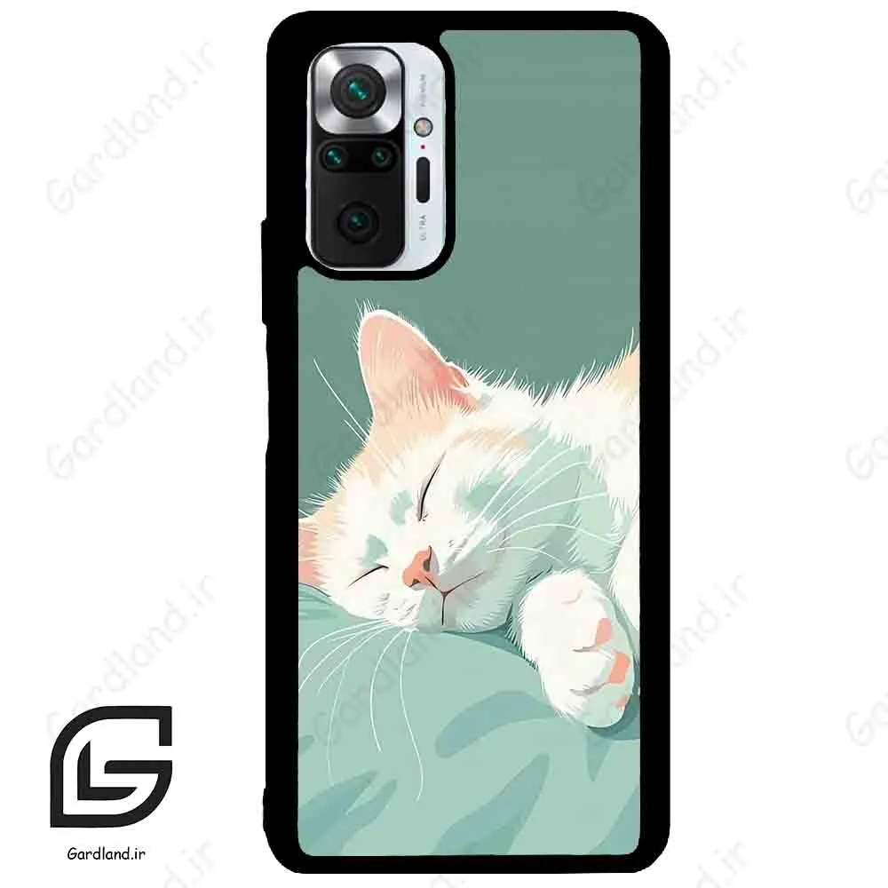قاب گوشی شیائومی ردمی نوت 10 پرو (Redmi Note 10 Pro 4g ) طرح گربه کد 2403