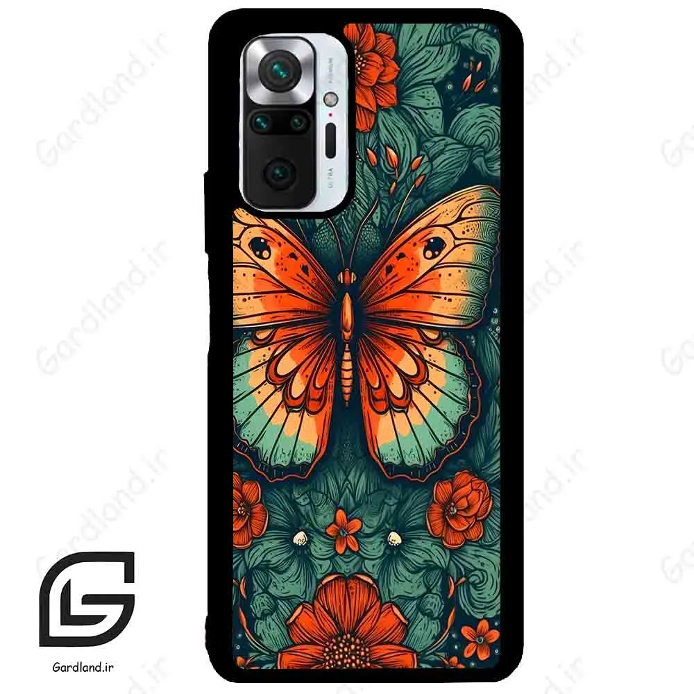 قاب گوشی شیائومی ردمی نوت 10 پرو (Redmi Note 10 Pro 4g ) طرح پروانه کد 2421