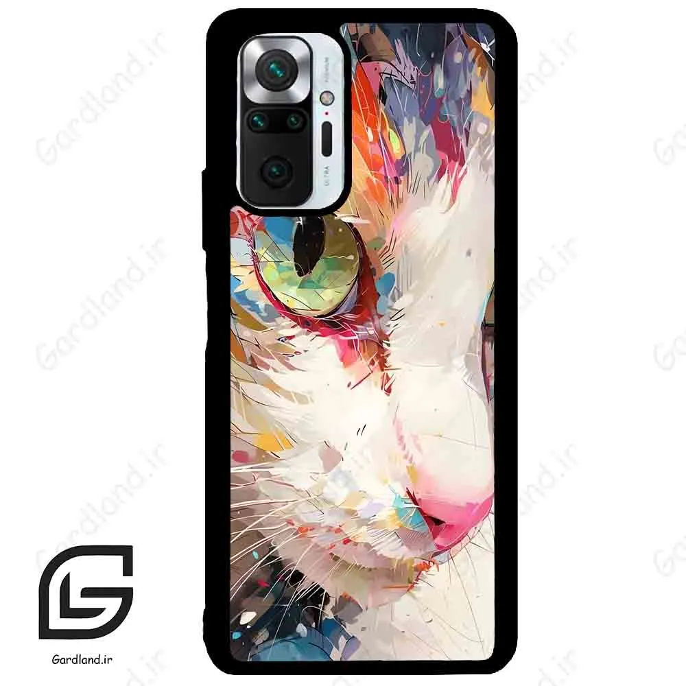 قاب گوشی شیائومی ردمی نوت 10 پرو (Redmi Note 10 Pro 4g ) طرح گربه کد 2437