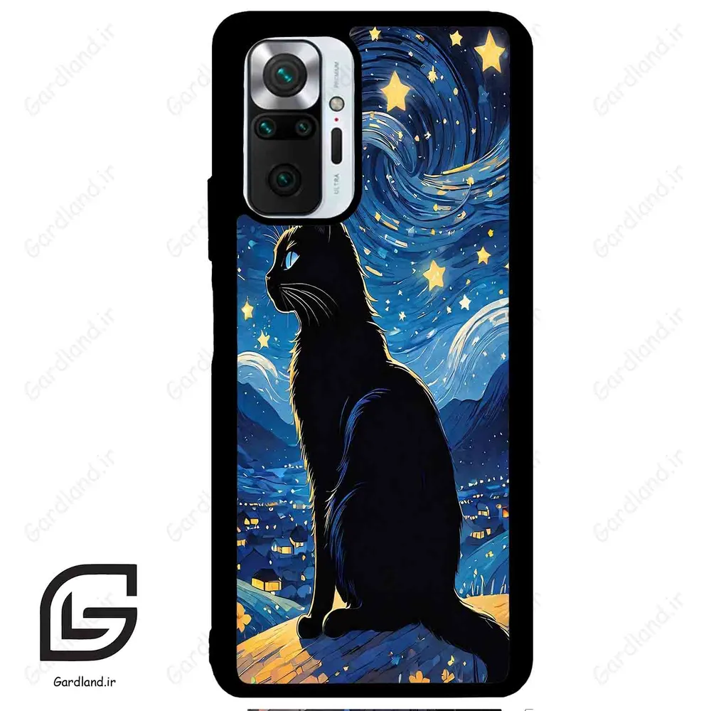 قاب گوشی شیائومی ردمی نوت 10 پرو (Redmi Note 10 Pro 4g ) طرح گربه کد 2438