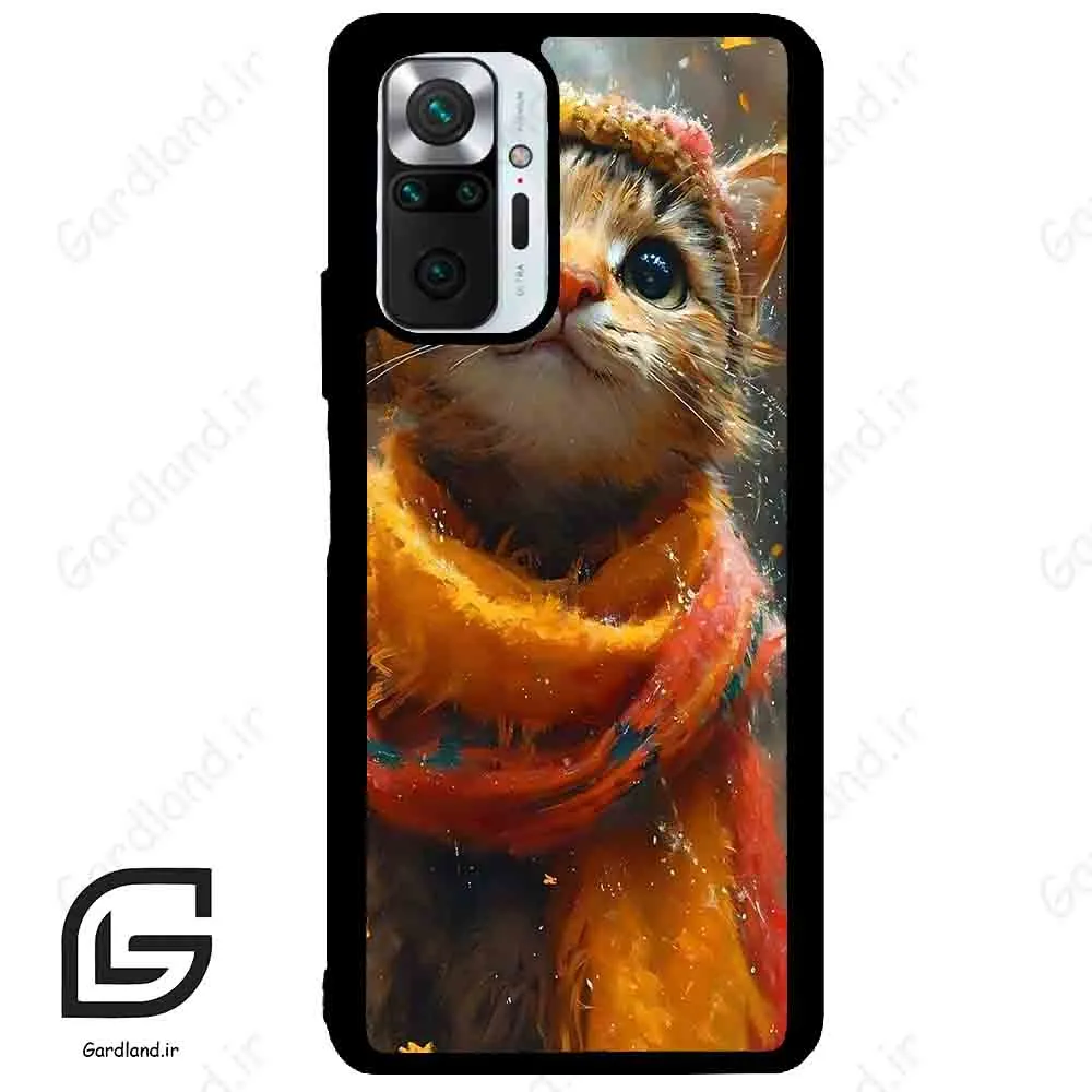 قاب گوشی شیائومی ردمی نوت 10 پرو (Redmi Note 10 Pro 4g ) طرح گربه کد 2440