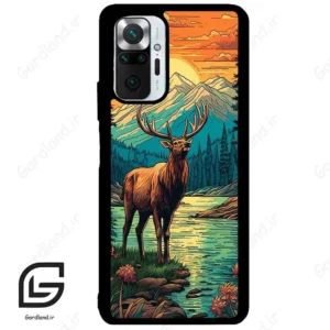قاب گوشی شیائومی ردمی نوت 10 پرو (Redmi Note 10 Pro 4g ) طرح گوزن کد 2471
