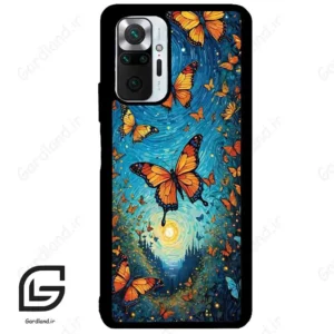 قاب گوشی شیائومی ردمی نوت 10 پرو (Redmi Note 10 Pro 4g ) طرح پروانه کد 2479