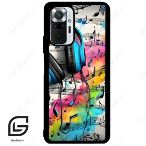 قاب گوشی شیائومی ردمی نوت 10 پرو (Redmi Note 10 Pro 4g ) طرح موسیقی کد 2482