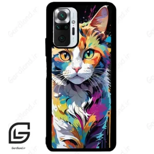 قاب گوشی شیائومی ردمی نوت 10 پرو (Redmi Note 10 Pro 4g ) طرح گربه کد 2483