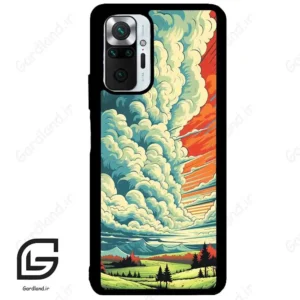 قاب گوشی شیائومی ردمی نوت 10 پرو (Redmi Note 10 Pro 4g ) طرح ابرنگی کد 2491