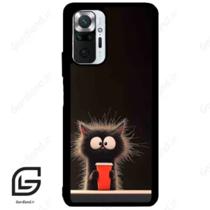 قاب گوشی شیائومی ردمی نوت 10 پرو (Redmi Note 10 Pro 4g ) طرح گربه کد 2580