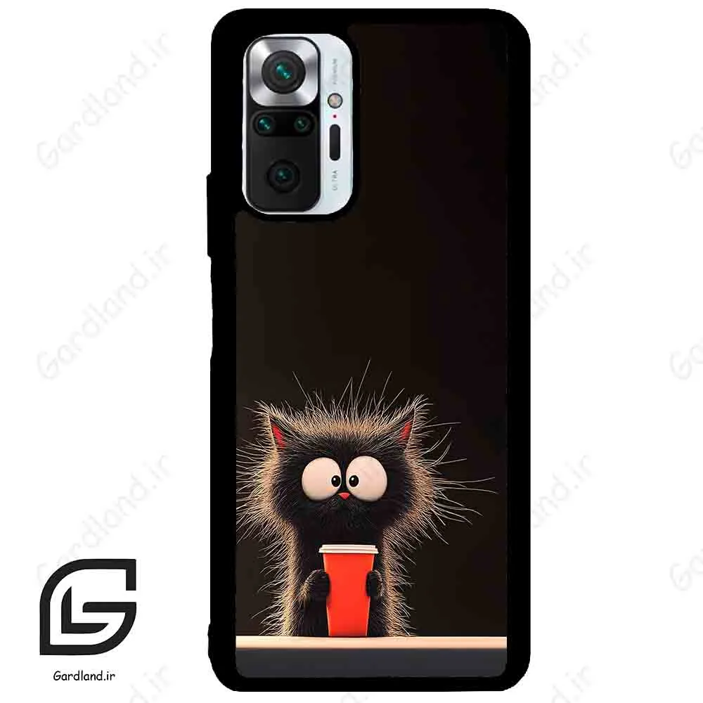 قاب گوشی شیائومی ردمی نوت 10 پرو (Redmi Note 10 Pro 4g ) طرح گربه کد 2580