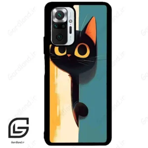 قاب گوشی شیائومی ردمی نوت 10 پرو (Redmi Note 10 Pro 4g ) طرح گربه کد 2581